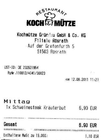 mmce Hffner Kochmtze Restaurant